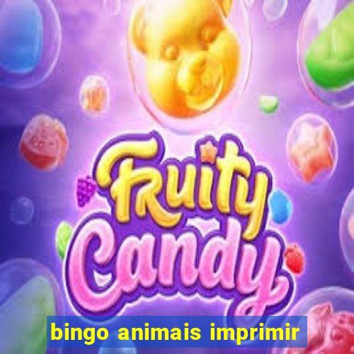 bingo animais imprimir